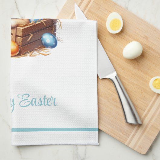 Linge De Cuisine Easter Kitchen Towel  (Quart Plié)