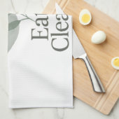 Linge De Cuisine Eat Clean Minimalist Kitchen Towel (Quart Plié)