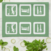 Linge De Cuisine Eat Sleep Golf (Plié)