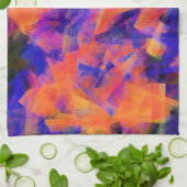 LINGE DE CUISINE EAU ABSTRAITE (Plié)