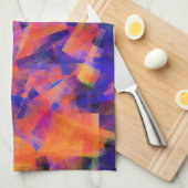 LINGE DE CUISINE EAU ABSTRAITE (Quart Plié)