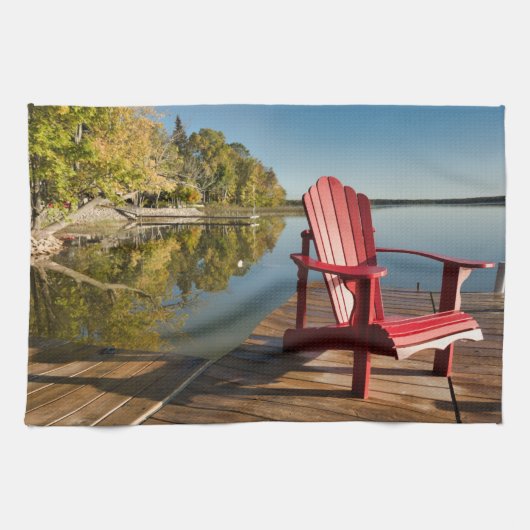 Linge De Cuisine Eau | Adirondack Chaise au lac (Horizontal)