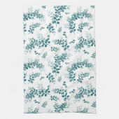 Linge De Cuisine Eau-couleur eucalyptus verdure (Vertical)