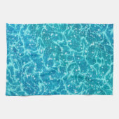 Linge De Cuisine Eau de mer bleue avec étincelles (Horizontal)