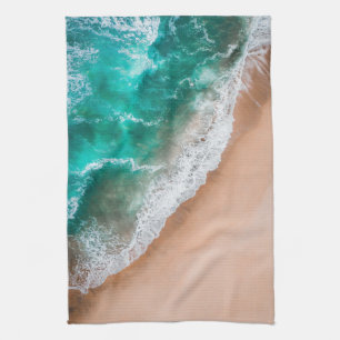 Linge De Cuisine Eau de plage de sable en bord de mer été tropica