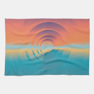 Linge De Cuisine eau et horizon