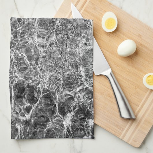 Linge De Cuisine Eau fluviale (Quart Plié)