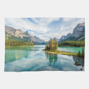 Linge De Cuisine Eau Lac Maligne, Parc national Jasper, Canada