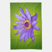 Linge De Cuisine Eau Lily Étang Aquatique Purple Fleurit (Vertical)