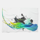 Linge De Cuisine Eaux cool Abstraites Plaques de peinture (Horizontal)