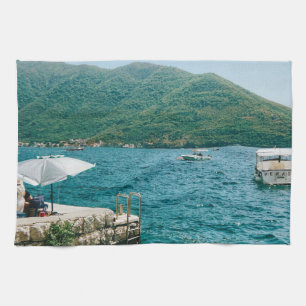 Linge De Cuisine Eaux turquouises de Perast - Monténégro