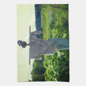 Linge De Cuisine Écart Dans Le Champ De Jardin (Vertical)