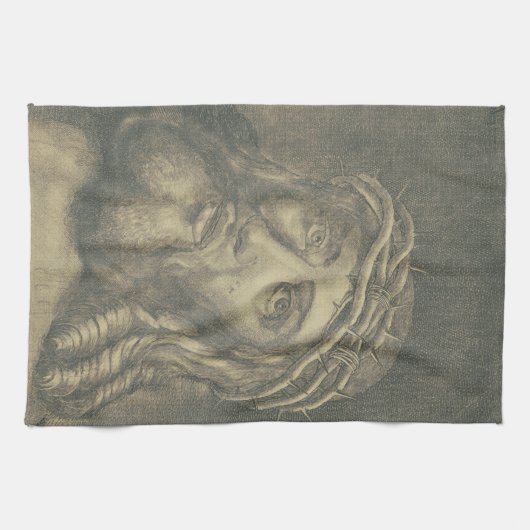Linge De Cuisine Ecce homo Sainte Face de Jésus (Horizontal)