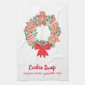 Linge De Cuisine Échange de cookies de Noël (Vertical)