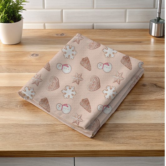 Linge De Cuisine Échange de cookies de Noël