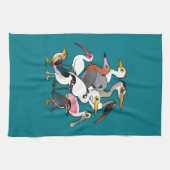 Linge De Cuisine Échassiers de Birdorable Nord-américain (Horizontal)