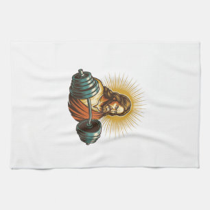 Linge De Cuisine Échec de Jésus en ajoutant trop de poids à la sall