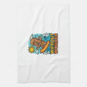 Linge De Cuisine Échec du Surf Wipeout Moai Chibi (Vertical)