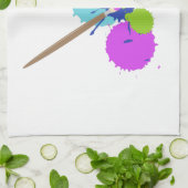 Linge De Cuisine Éclaboussure d'art (Plié)