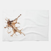 Linge De Cuisine Éclaboussure de café (Horizontal)