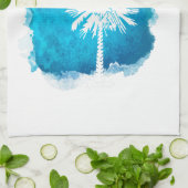 Linge De Cuisine Éclaboussure de peinture de Palmetto (Plié)