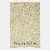 Linge De Cuisine Éclaircissements de parties scintillant douce Gold (Vertical)