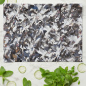 Linge De Cuisine Éclat de l'oie de neige (Plié)