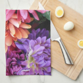 Linge De Cuisine Éclats de fleur (Quart Plié)