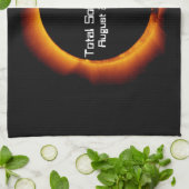 Linge De Cuisine Éclipse solaire totale 2017 (Plié)