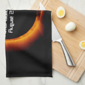 Linge De Cuisine Éclipse solaire totale 2017 (Quart Plié)