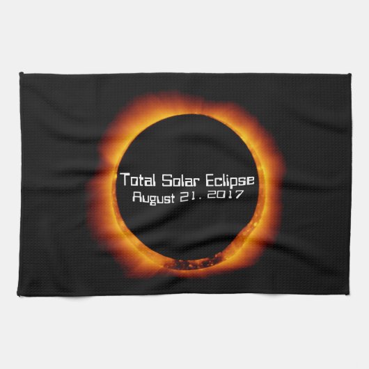 Linge De Cuisine Éclipse solaire totale 2017 (Horizontal)