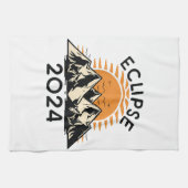 Linge De Cuisine Éclipse solaire totale 2024 (Horizontal)