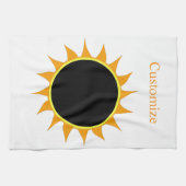 Linge De Cuisine Éclipse solaire totale Thunder_Cove (Horizontal)
