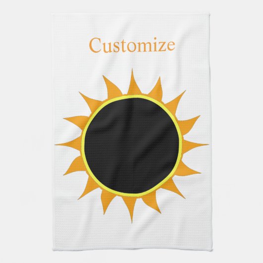 Linge De Cuisine Éclipse solaire totale Thunder_Cove (Vertical)