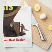 Linge De Cuisine Économiser Les Graisses De Déchets ~ Pour La Poudr (Quart Plié)