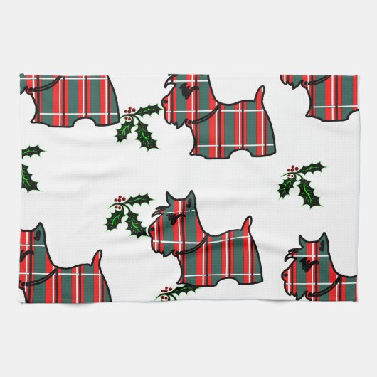 LINGE DE CUISINE ÉCOSSAIS TERRIER (Horizontal)