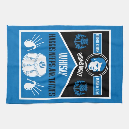 Linge De Cuisine Ecosse Burns Night (Horizontal)