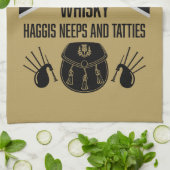 Linge De Cuisine Ecosse Burns Night (Plié)