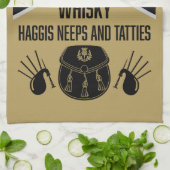 Linge De Cuisine Ecosse Burns Night (Plié)