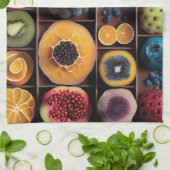 Linge De Cuisine Écran Fruit Vibrant (Plié)