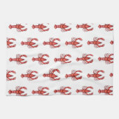 Linge De Cuisine Écrevisses de la Louisiane Cajun (Horizontal)