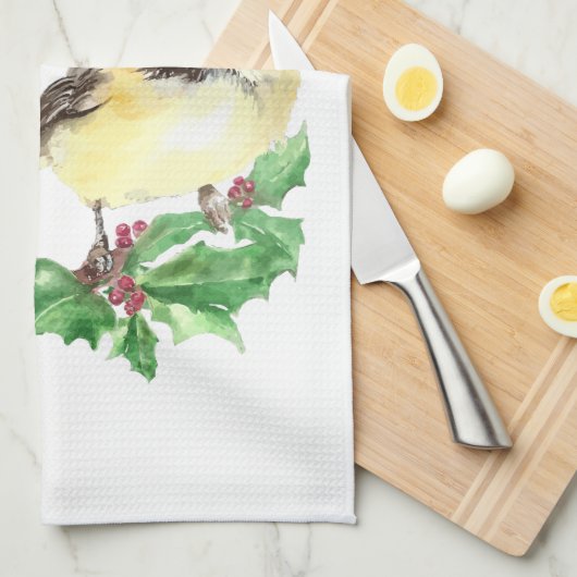 Linge De Cuisine Écriture chrétienne de Noël Sticker Écriture (Quart Plié)