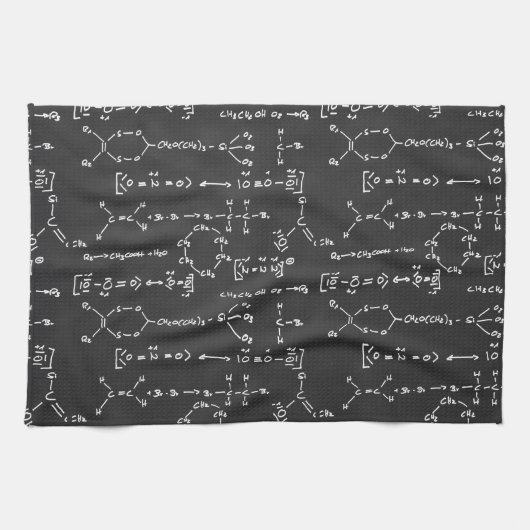 Linge De Cuisine Écriture de formule chimique (Horizontal)