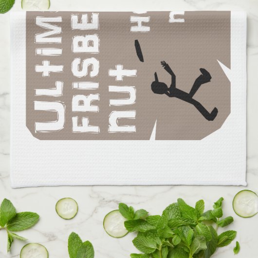 Linge De Cuisine Écrou final de frisbee (Plié)