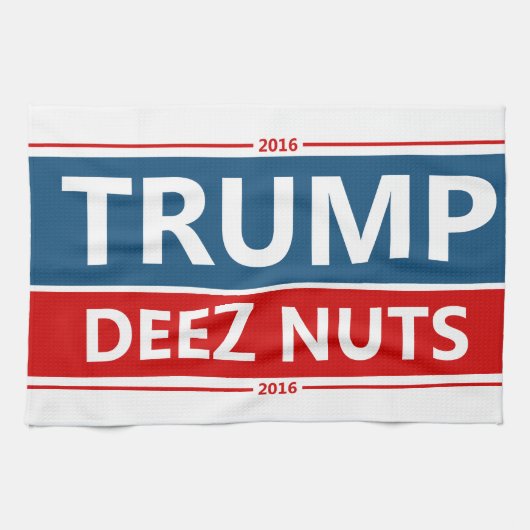 Linge De Cuisine Écrous de Trumpin Deez ! (Horizontal)