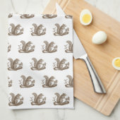 Linge De Cuisine Écureuil (Quart Plié)