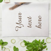 Linge De Cuisine Écureuil curieux (Plié)