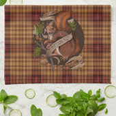 Linge De Cuisine Écureuil de la nature (Plié)