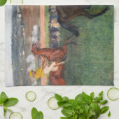 Linge De Cuisine Edgar Degas - Aux courses (Plié)