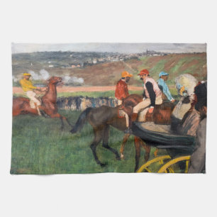 Linge De Cuisine Edgar Degas - Aux courses